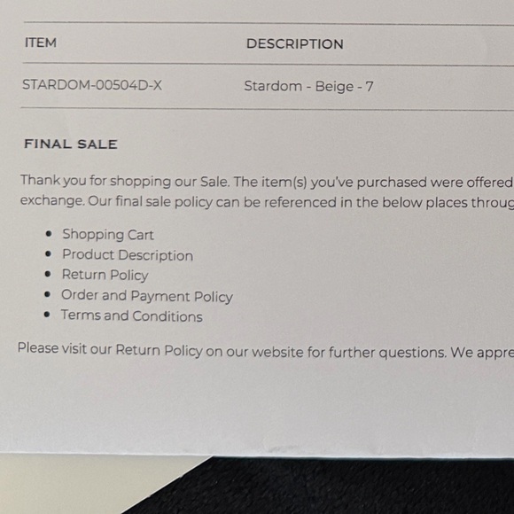 freebird Ivory Beige and Tan Star Moon Stardom - Picture 5 of 5